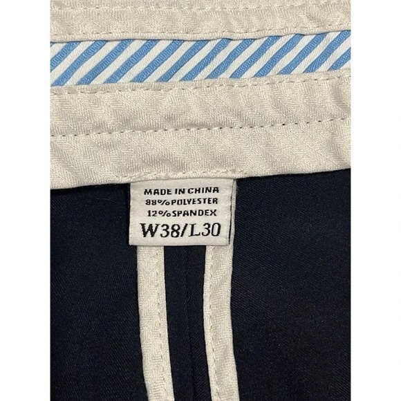 Footjoy Pants Men’s 38x29.5 Blue Stretch Performance Sport Golf Chinos - Picture 11 of 14